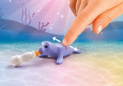 Playmobil 71499 Princess Magic Byggesett Princess Magic Sea Animal Care Of the Mermaids