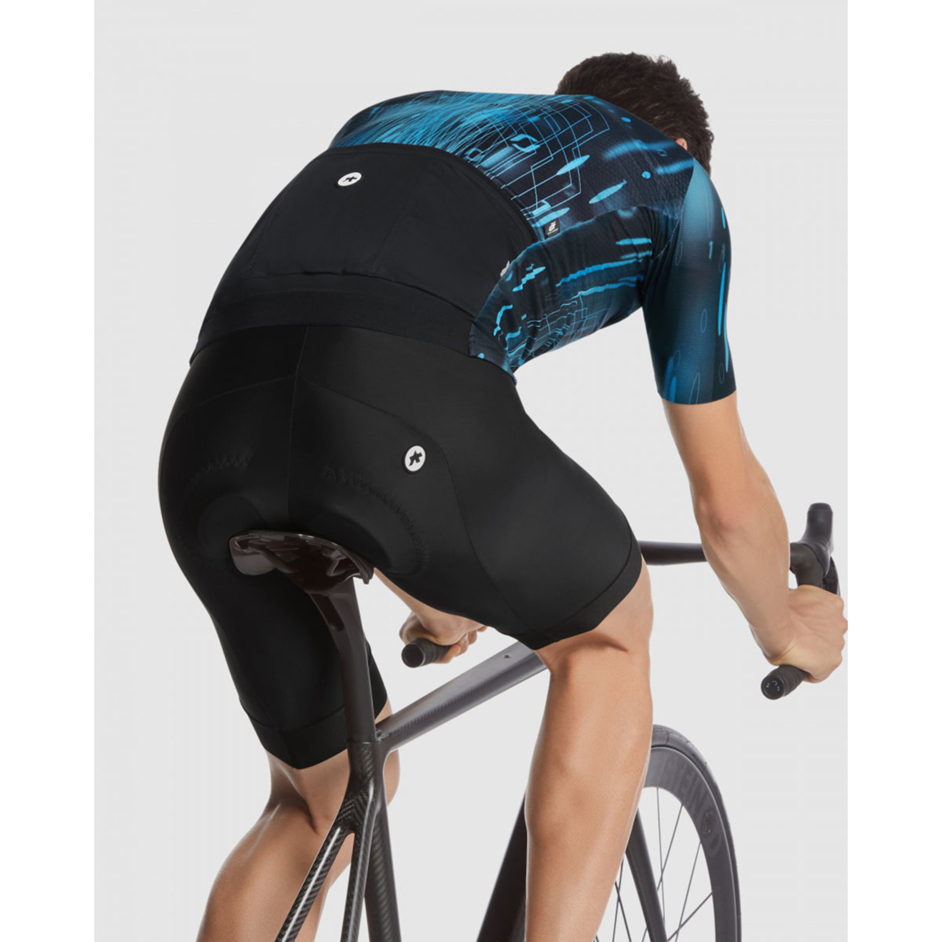 Assos MILLE GT C2 Drop Head Fietsshirt Korte Mouwen Blauw Heren