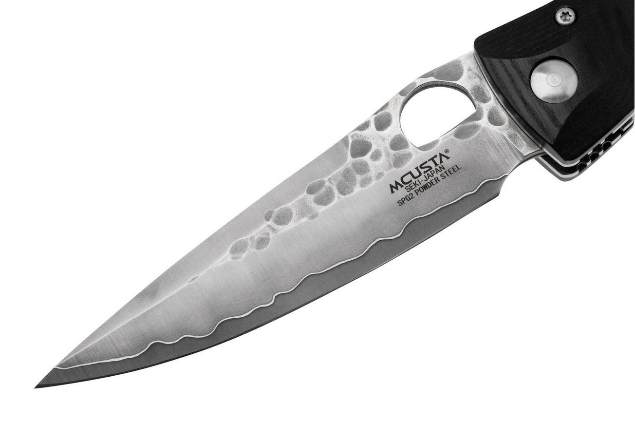 Mcusta MC-0121G Tactility Elite SPG2, micarta, herenmes