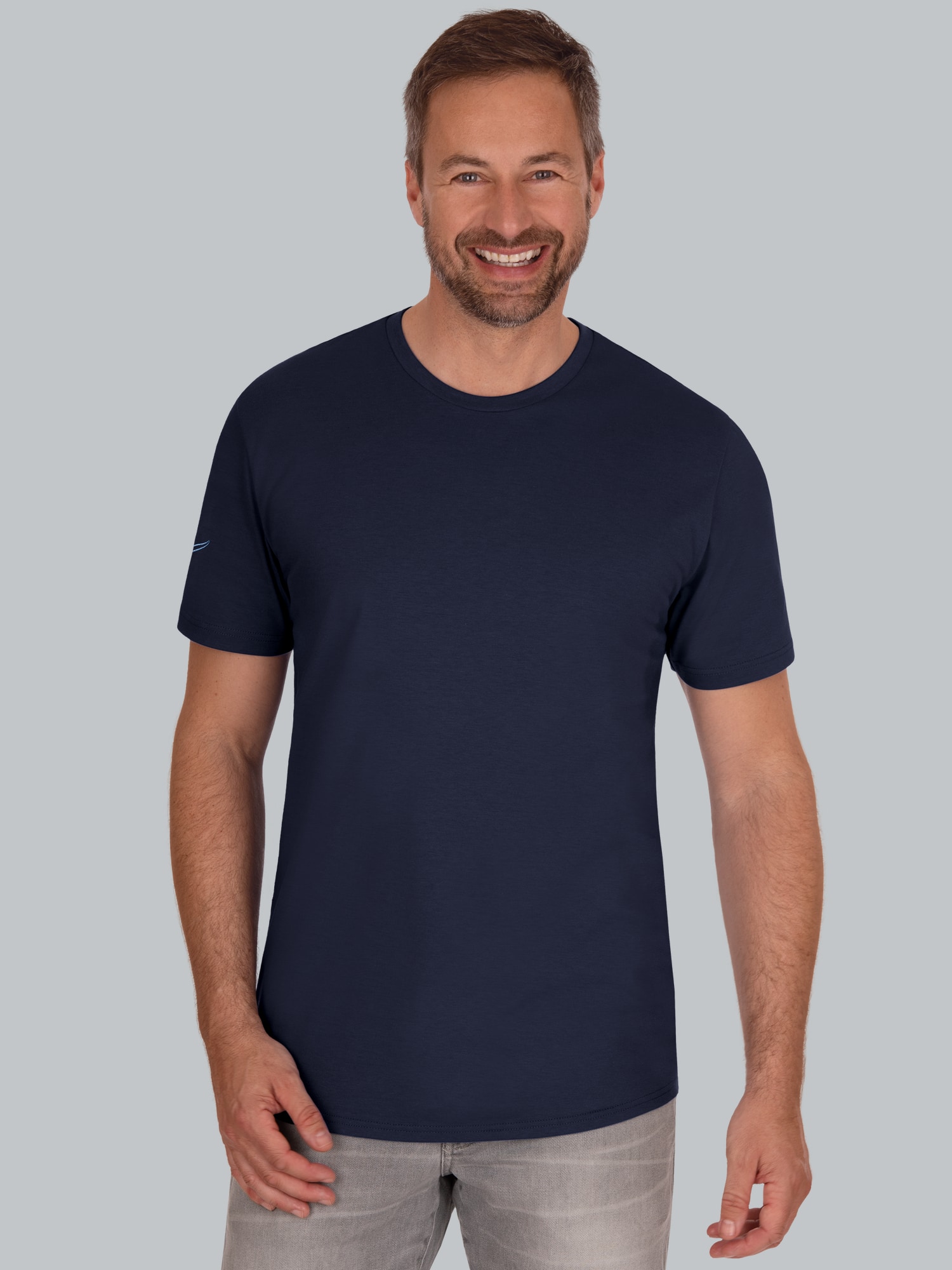 T-Shirt aus 100% Biobaumwolle Navy-C2C