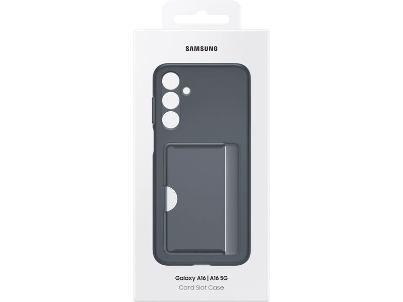 Samsung Book Cover Card Slot Case Galaxy A16/ A16 5G Black Schutzhülle für das Samsung Galaxy A16/Galaxy A16 5G