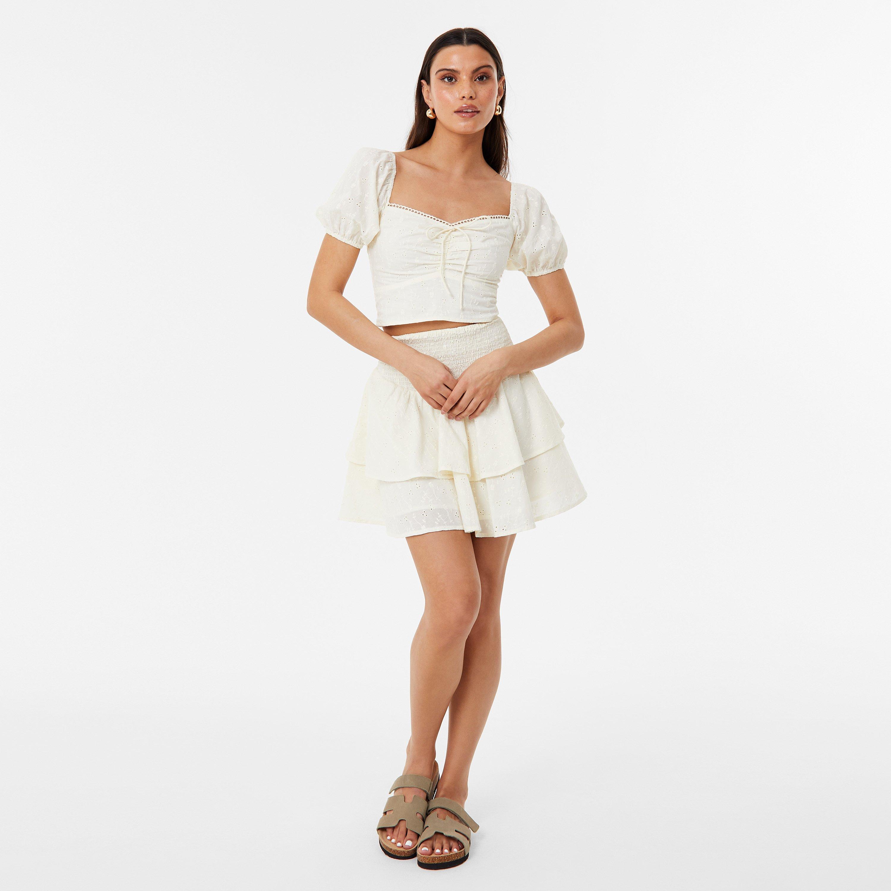 Jack Wills JW Broderie Prairie Top