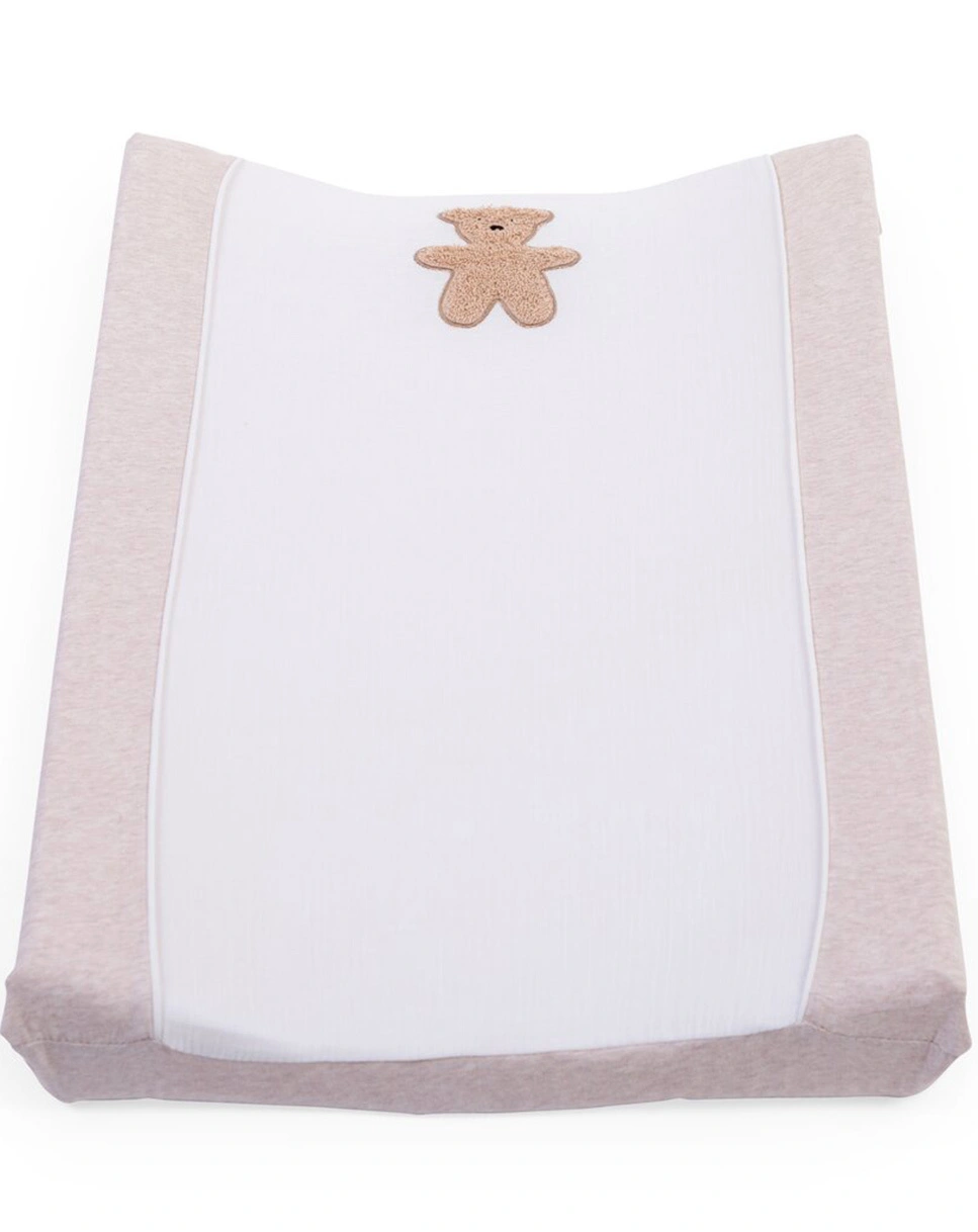Wickelauflagen-Bezug TEDDY (70x50) in weiß/beige