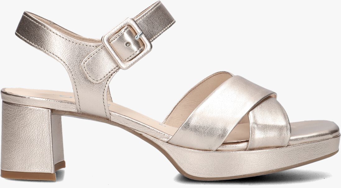 GABOR ros&eacute;gouden gabor sandalen 953