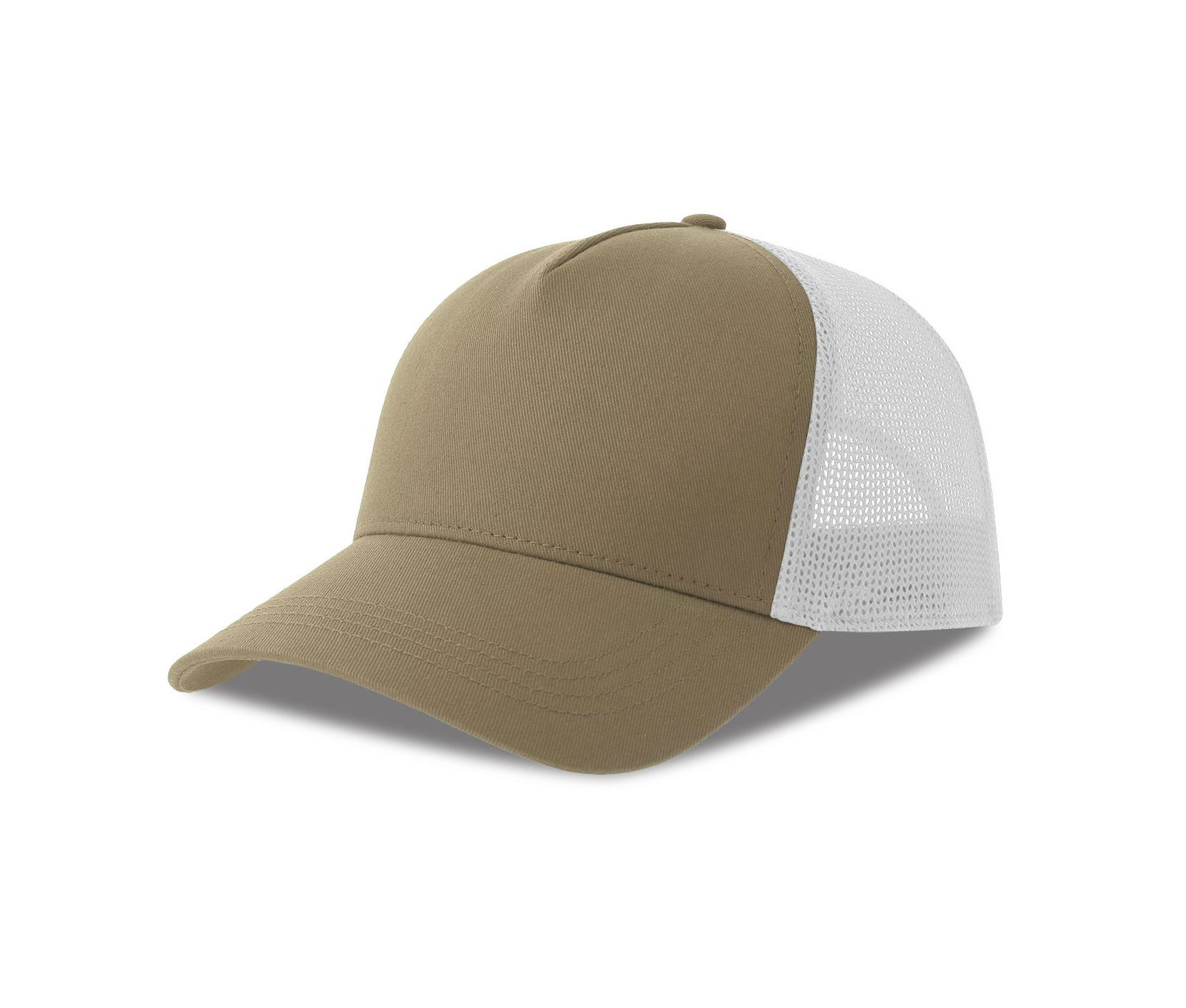 ATLANTIS HEADWEAR AT228 - Casquette 5 pans style trucker en coton
