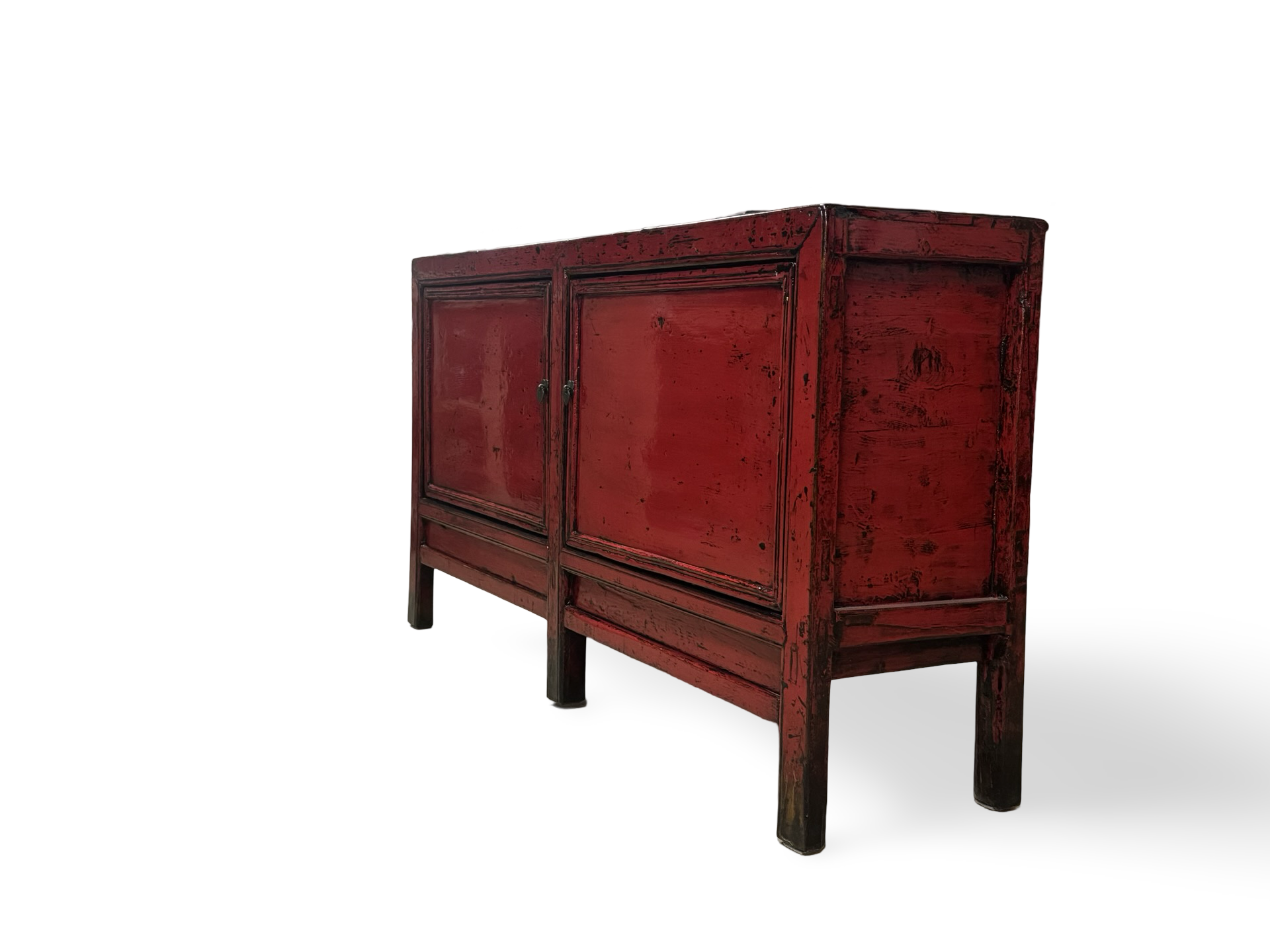 Dressoir rood 2-deurs lak unieke Dressoir rood 2deur lak unieke
