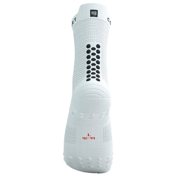 Chaussette running COMPRESSPORT PRO RACING SOCKS V4.0 RUN HIGH WHITE/BLACK