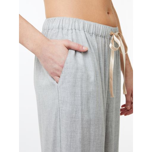 CCDK Katrine Pyjamasbukser, Light Grey Melange, XXL