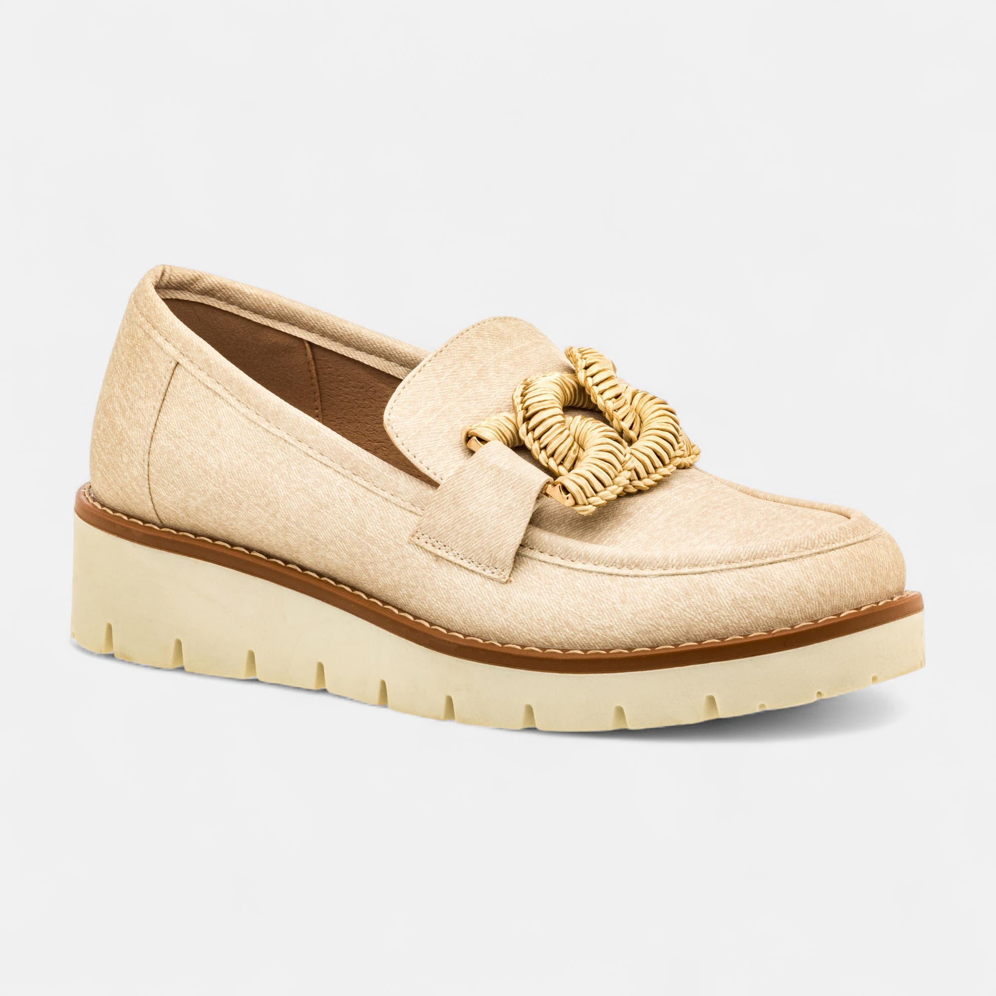 Mocassins Femme beige