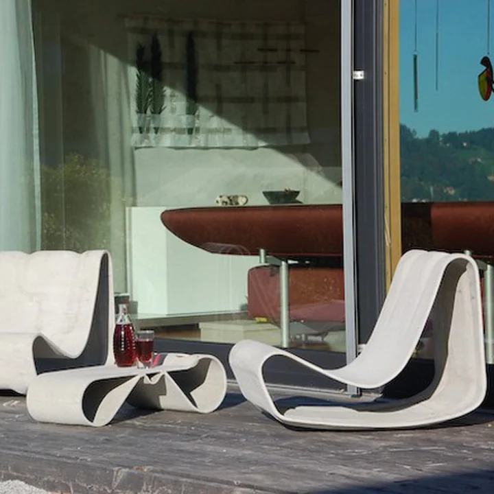 Eternit - Outdoor Sessel Loop von Willy Guhl