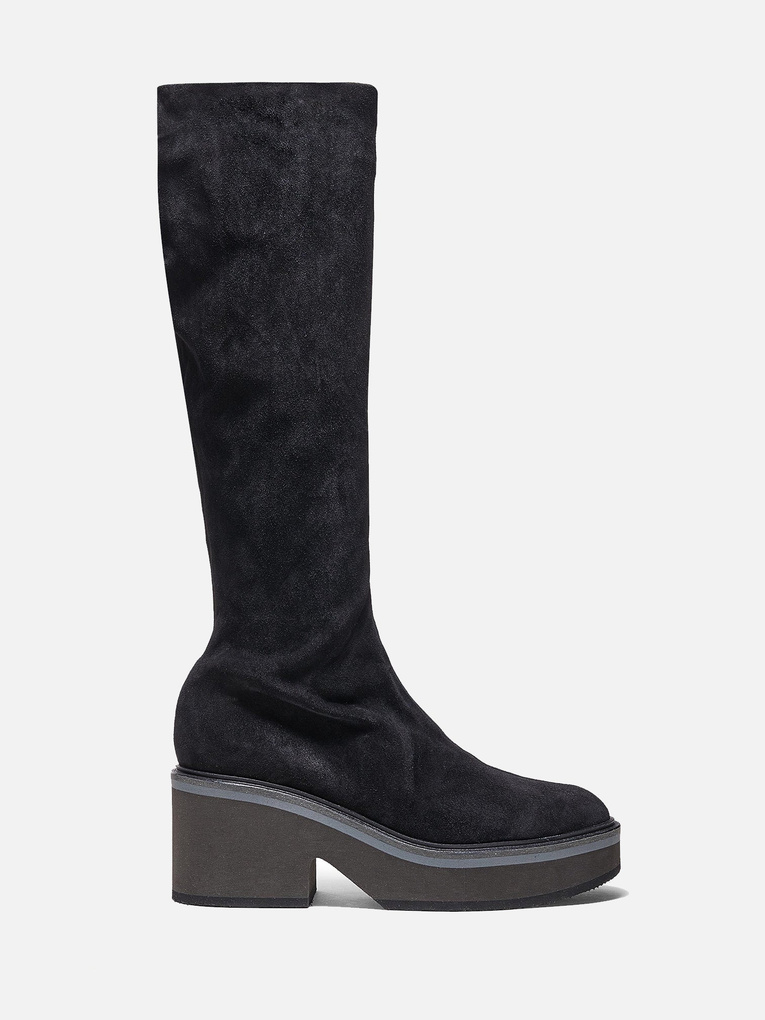 ANKI, suede stretch black