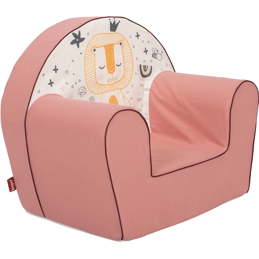 knorr toys® Kindersessel - Löwe Leo rose