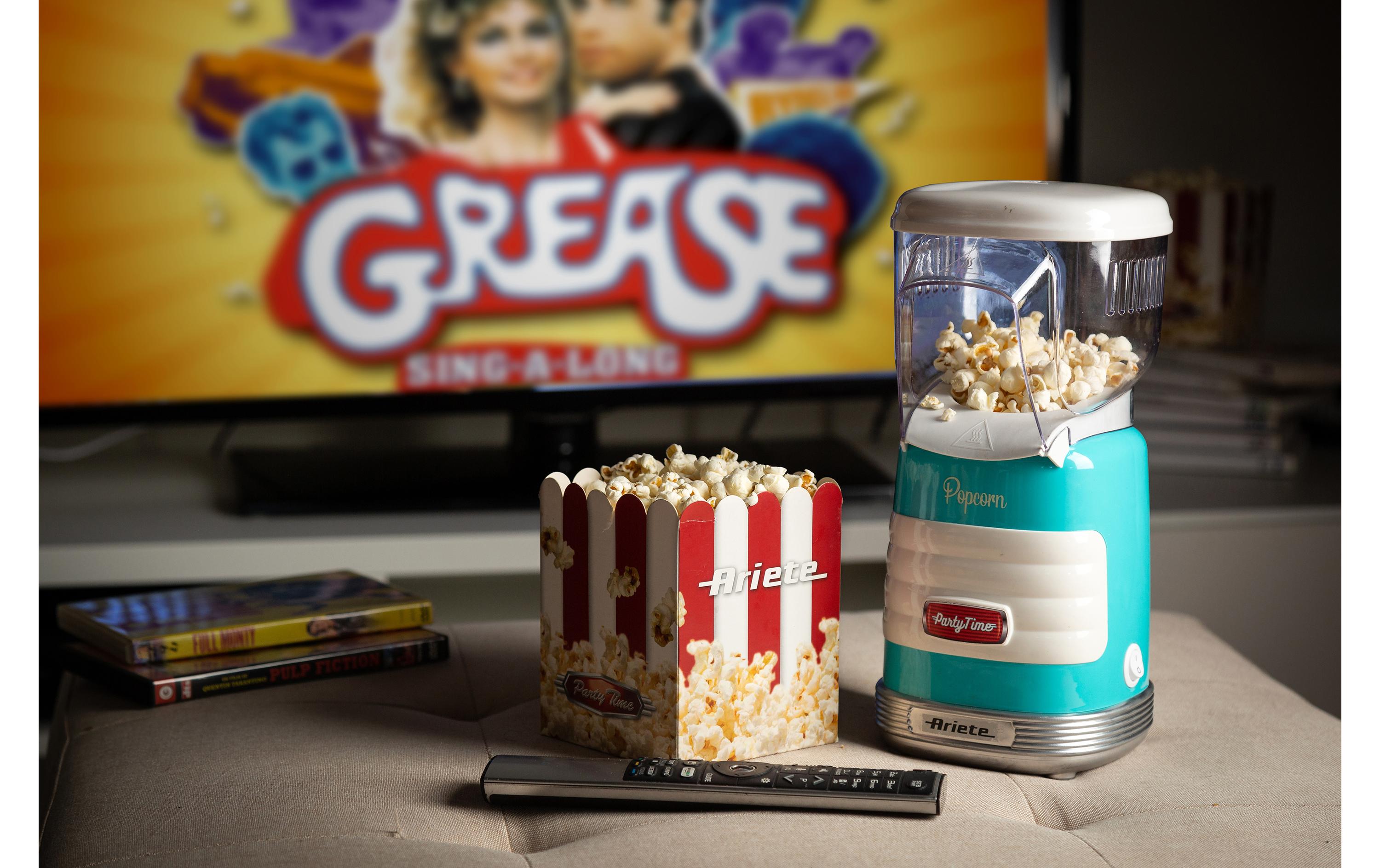 Popcorn Maschine Party Time ARI-2956-BL BlauPopcornmaschine im Retro-Design