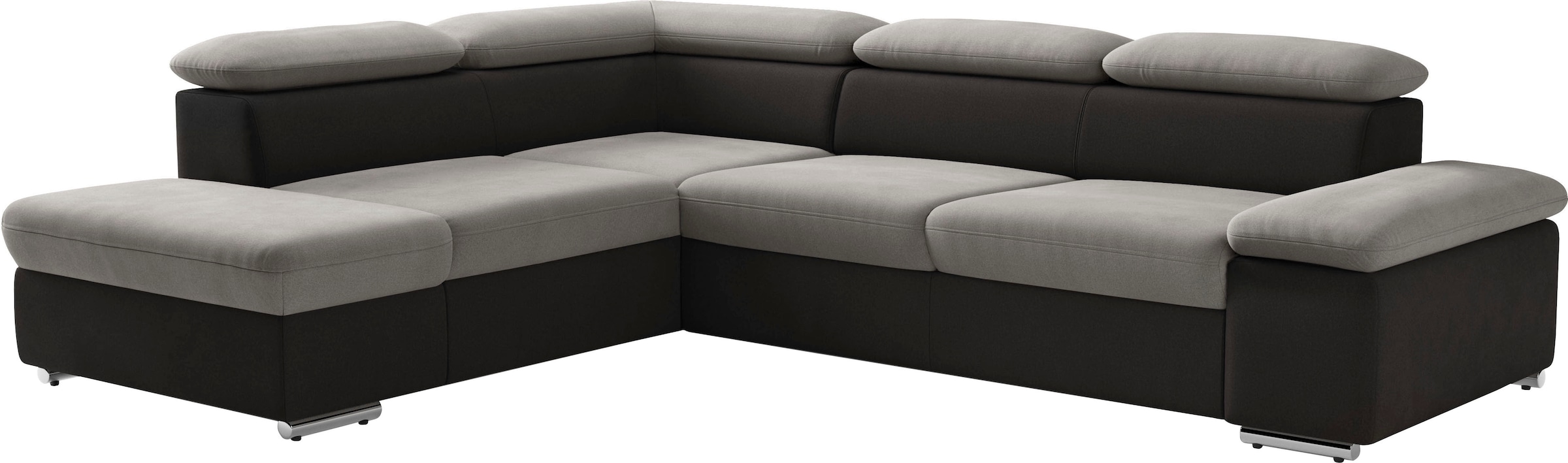 sit&more Ecksofa »Valentine L-Form, B: 272 cm« mit Arm- & Kopfteilverstellung, optional mit Bettfunktion