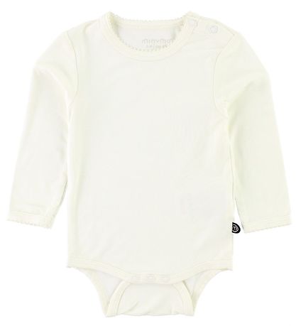 Minymo Body l/æ - Bambus - Hvid