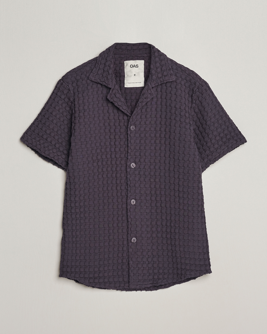 OAS Cuba Waffle Shirt Nearly Black
