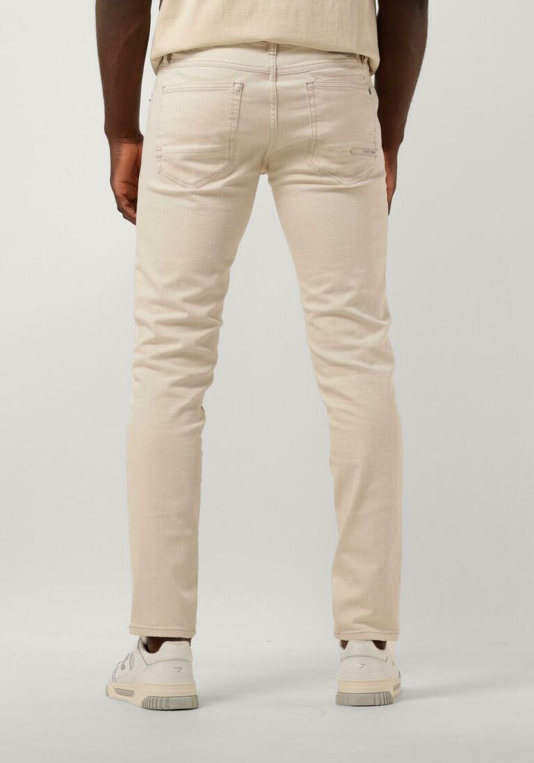 CAST IRON ecru cast iron skinny jeans shiftblack tapered ecru denim