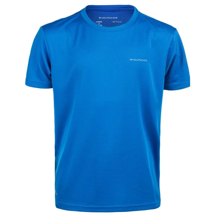 Endurance Junior T-shirts Vernon V2 Performance SS Tee Blå