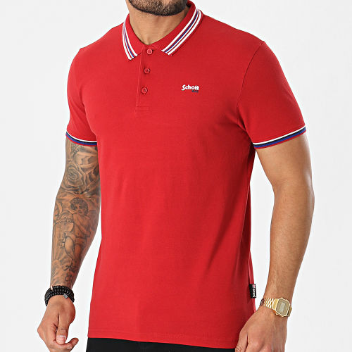 Polo Manches Courtes Henry Rouge