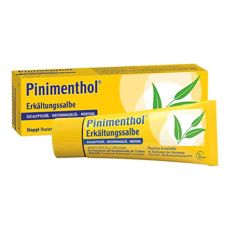 Pinimenthol® Erkältungssalbe Eucalyptusöl Kiefernnadelöl Menthol, 50 g