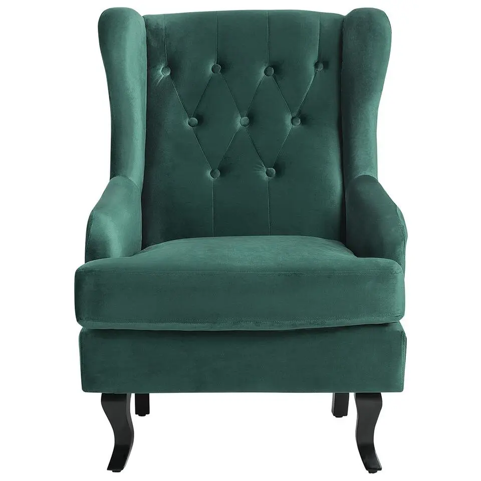 ALTA - Chesterfield fauteuil - Groen - Fluweel