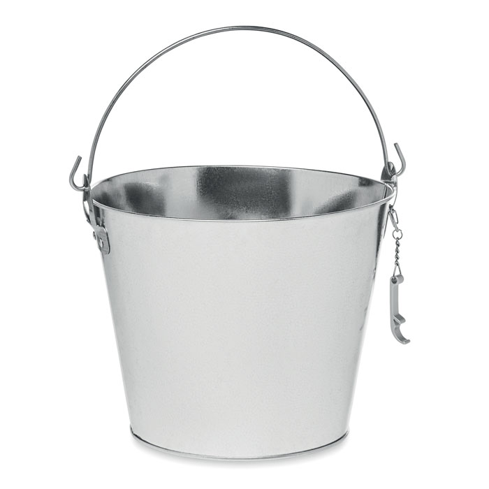 GiftRetail MO6777 - BUCKY Seau à bouteille en métal 4L