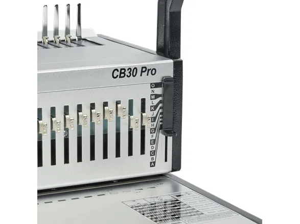 GBC CB30 Pro Heavy Duty Comb indbindingsmaskine, kapacitet 500 A4-ark Sølv