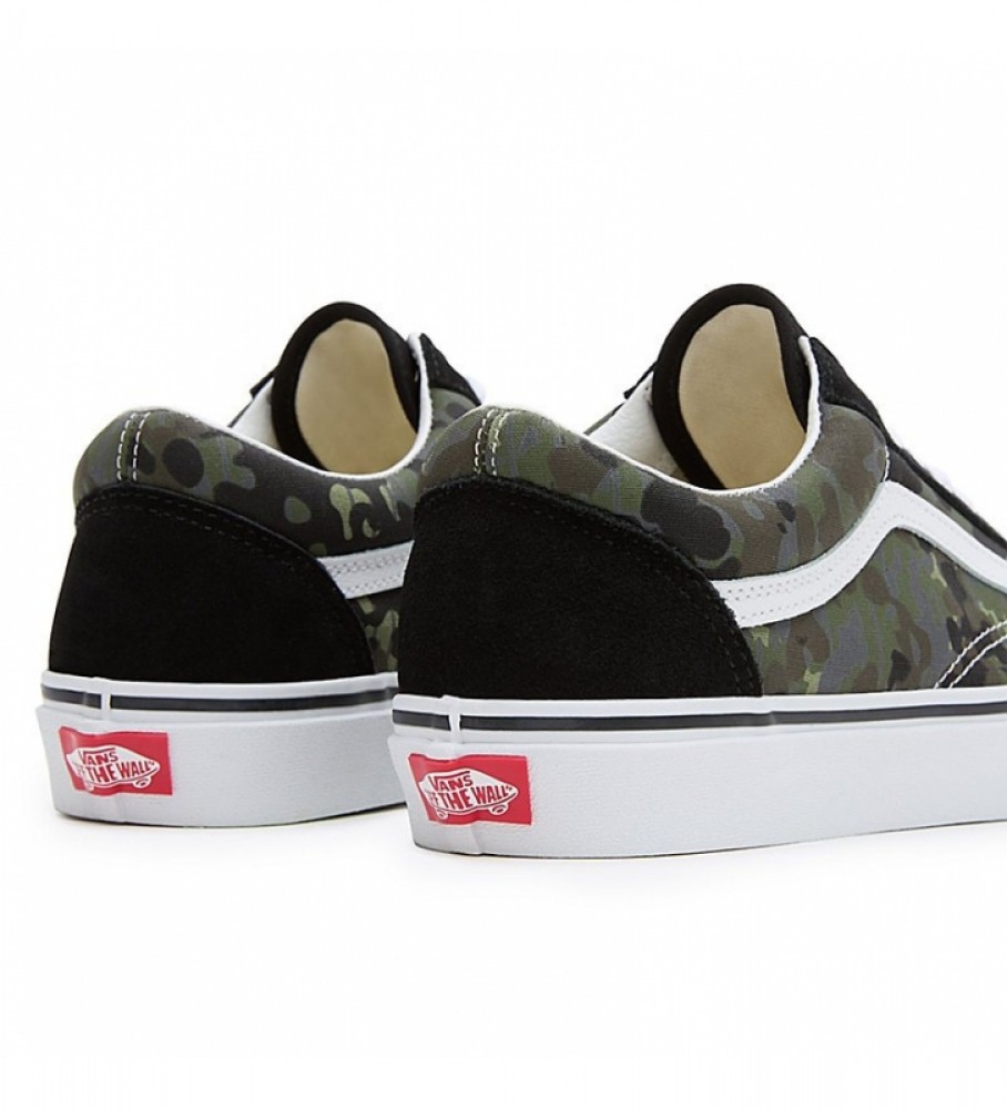 Tênis Vans Old Skool Rain de couro, preto