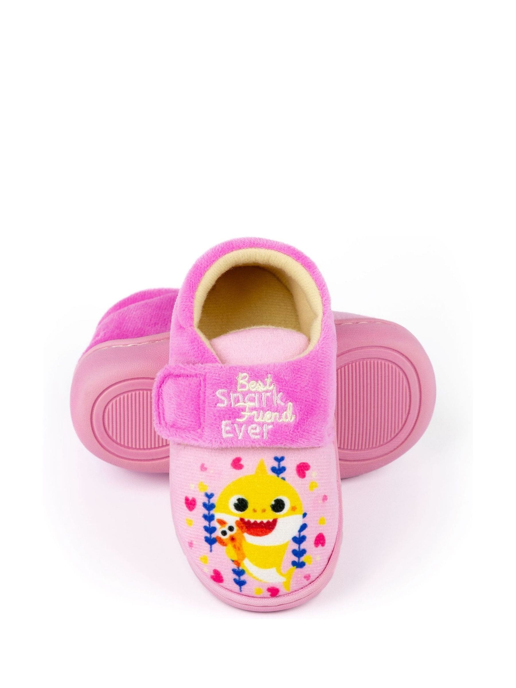 Roze Baby Shark - Vanilla Underground Gruffalo Velcro Slippers