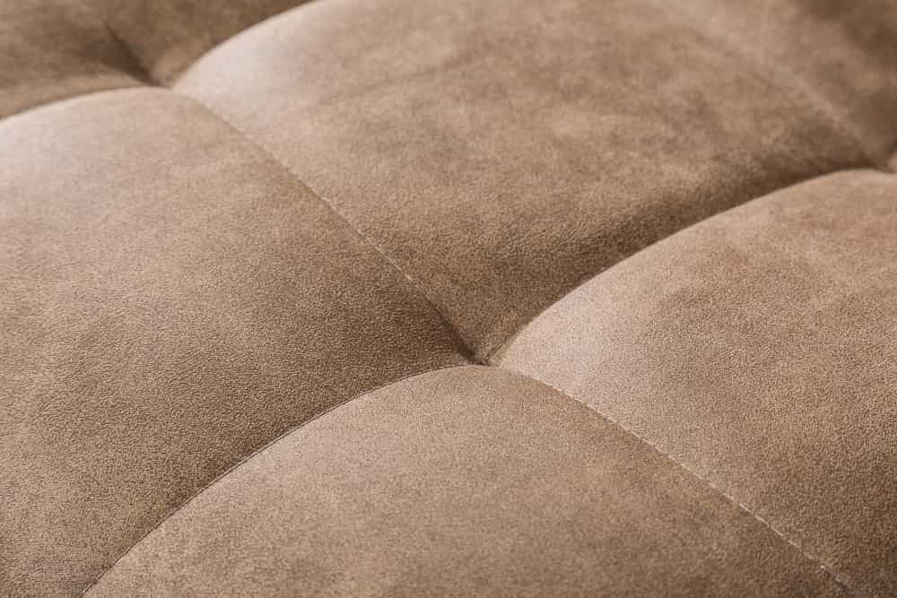 Design Freischwinger Stuhl MIAMI taupe antik Microfaser Metallgestell matt schwarz