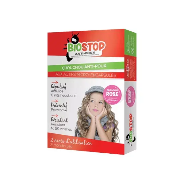 Biostop Chouchou Anti-Piolhos Rosa