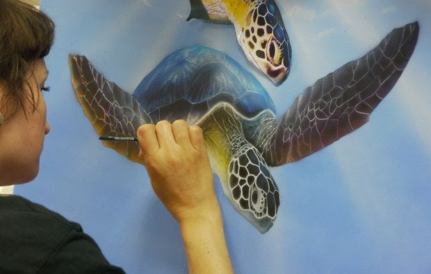 Airbrush Workshop in Hamburg als Geschenkidee