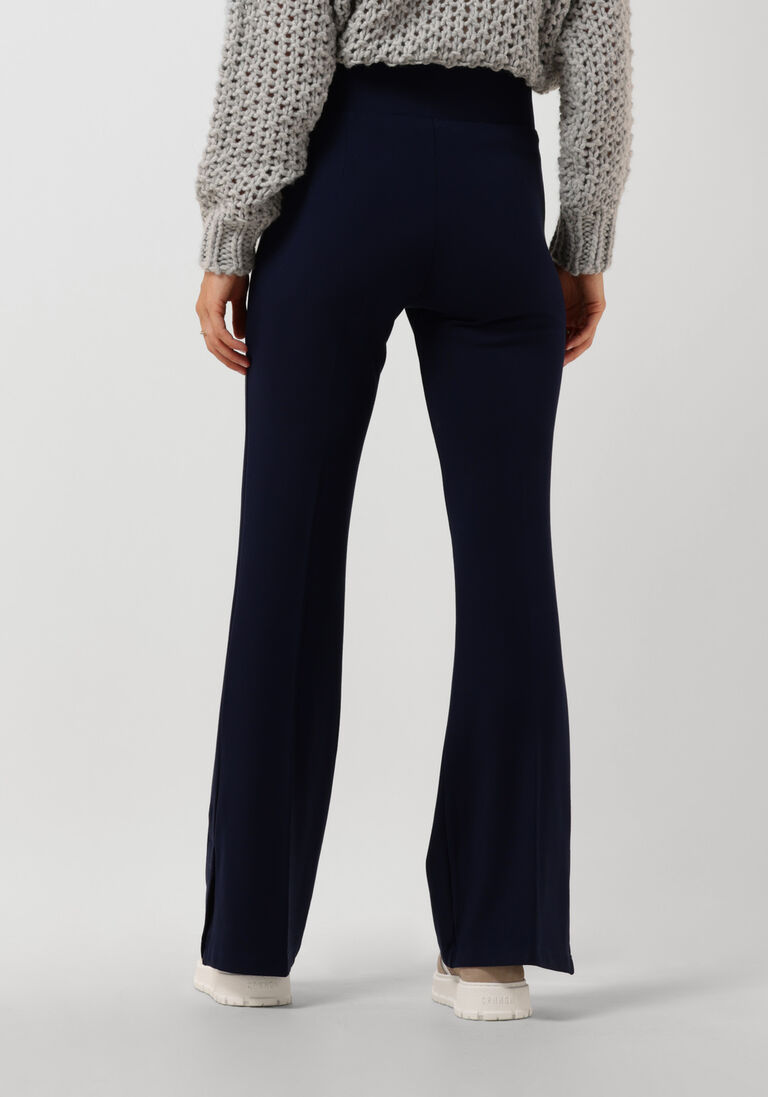 JANSEN AMSTERDAM donkerblauwe jansen amsterdam flared broek lecia