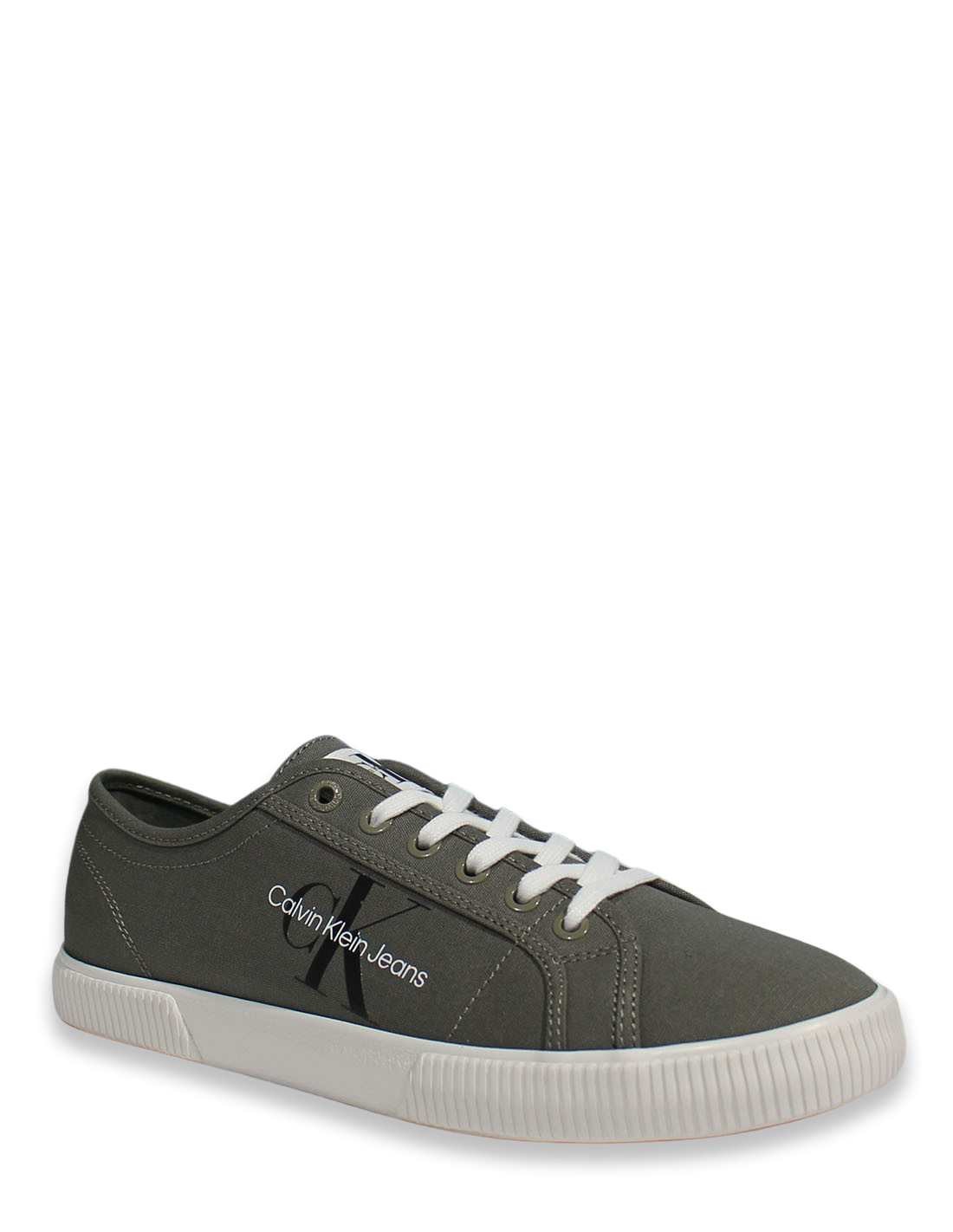 calvin klein Baskets de ville homme ess vulcanized low toile olive