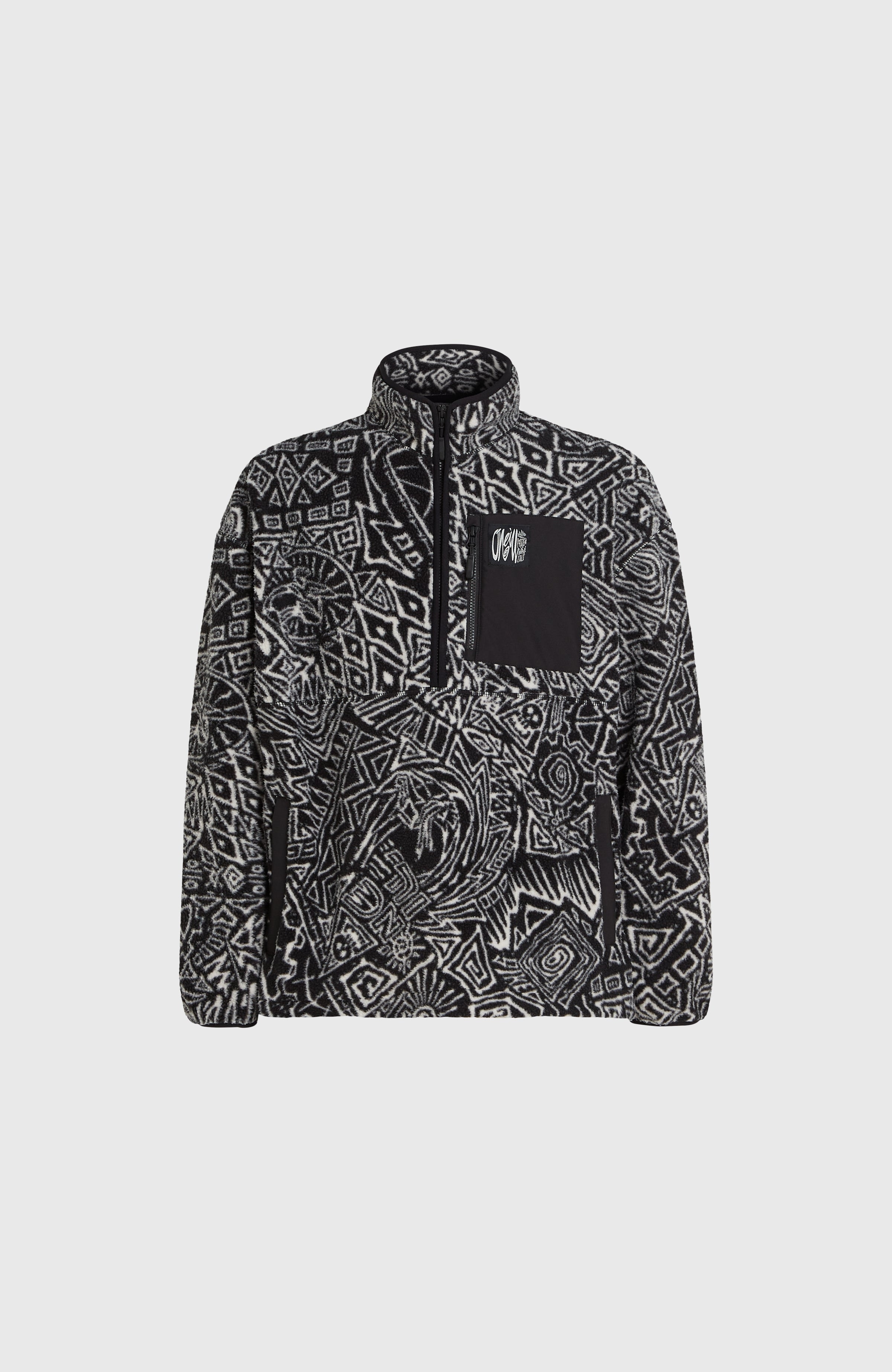 Surf Heroes High-Pile fleecetrui met halve rits