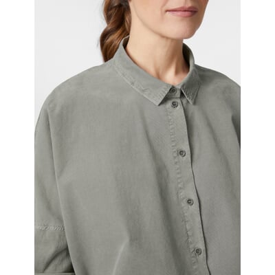 Damen-Cordbluse, Hellgrün