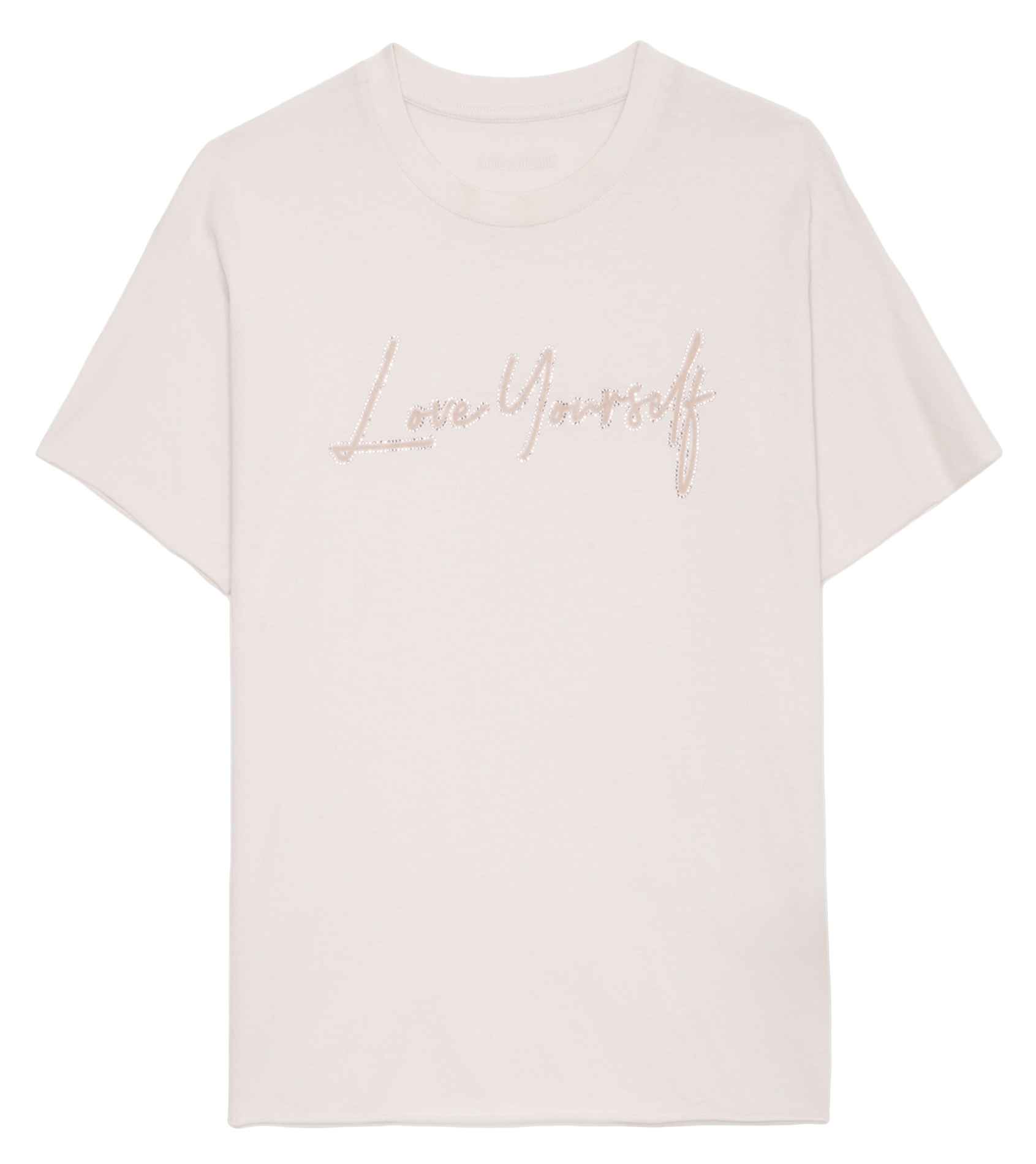TOMMER - Tee-shirt col rond en coton bio | Rose