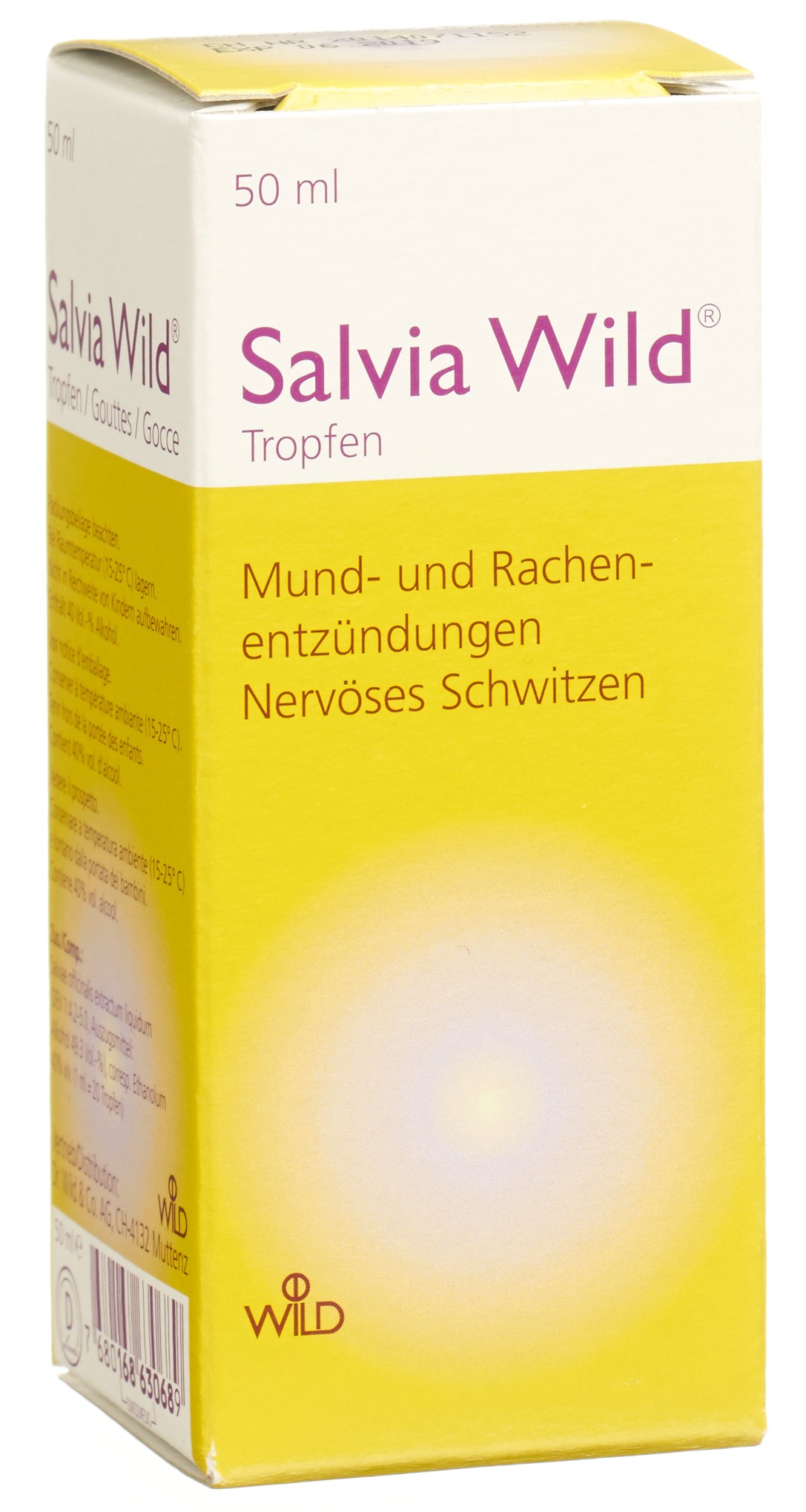 SALVIA WILD Tropfen Fl 50 ml<br>50 ml, Flasche, Tropfen zum Einnehmen, Flüssigkeit