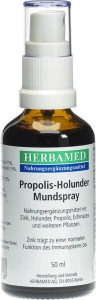 Herbamed Propolis Holunder Mundspray, 50 ml