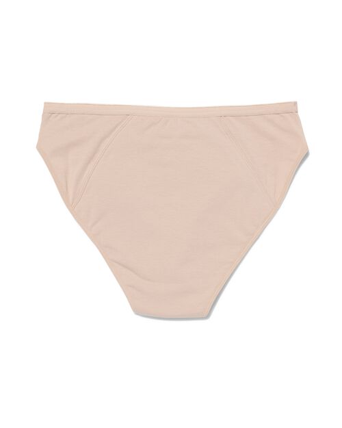 culotte menstruelle en coton à haute absorption beige