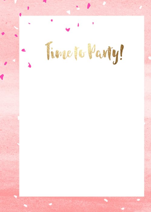 HotchPotch | Verjaardag | Uitnodiging | Vrouw | Vrolijk | Roze