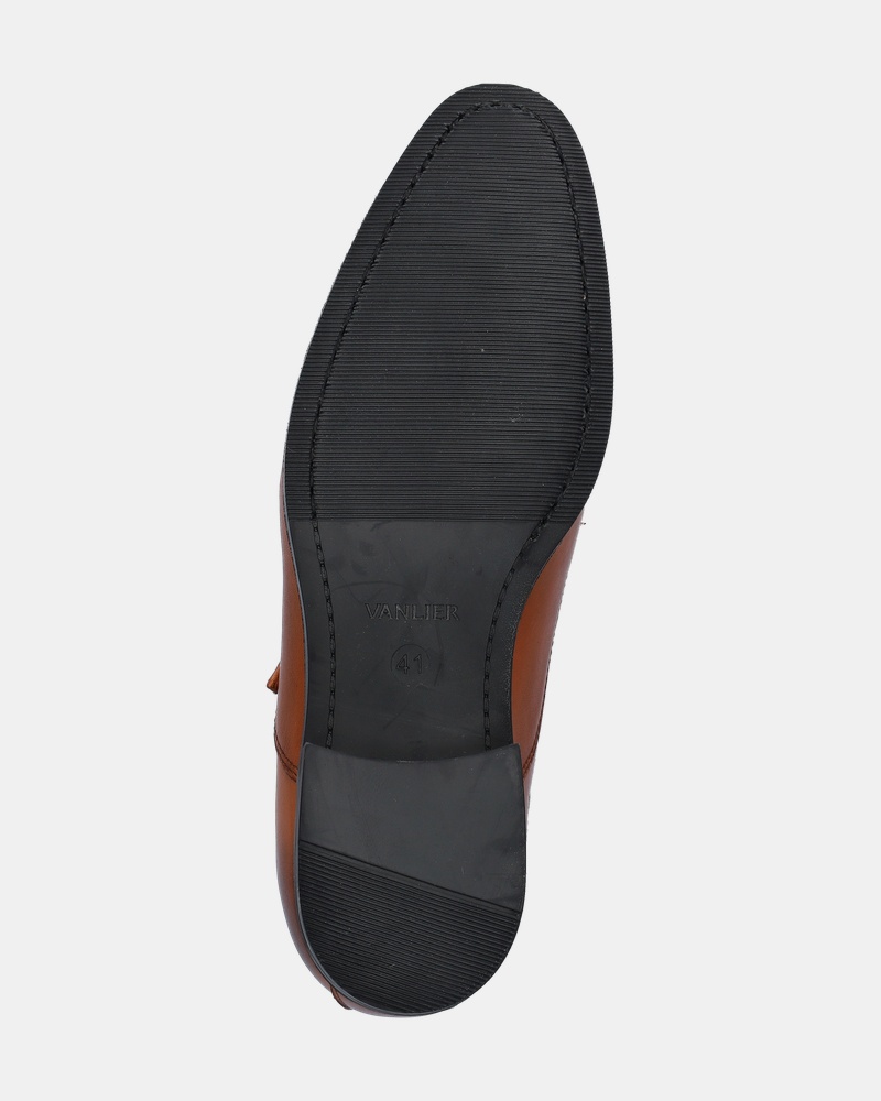 Van Lier Riva Lage nette schoenen  - cognac