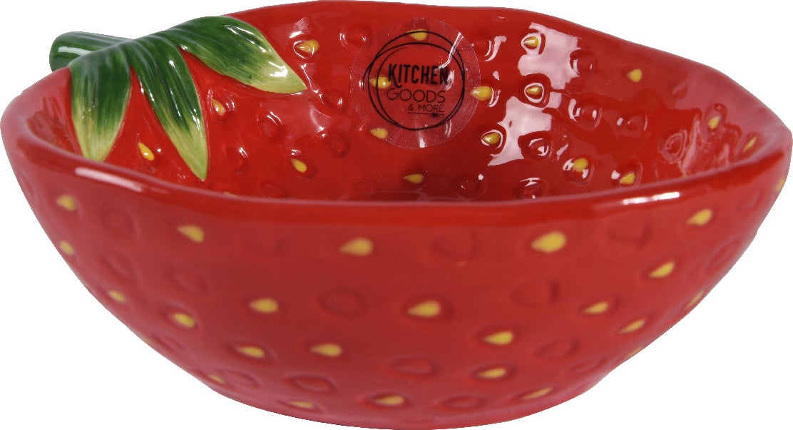 Kitchen Goods & More schaal Aardbei rood 15,5 x 12 x 5 cm