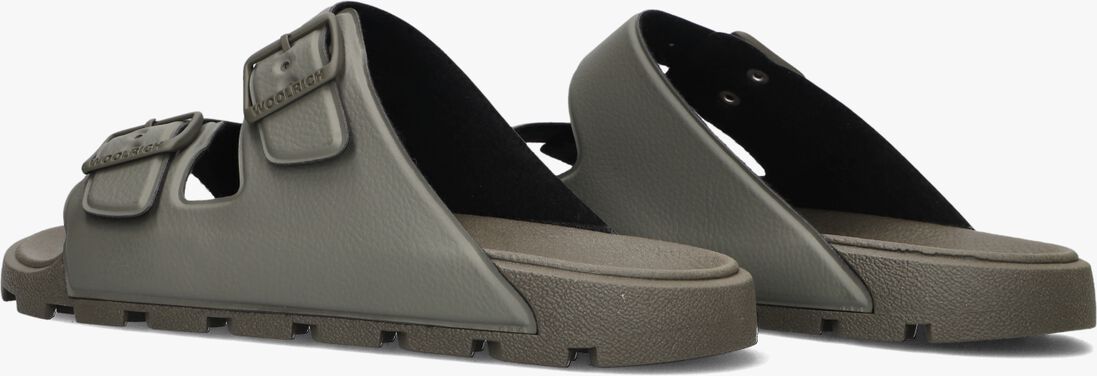 grijze woolrich slippers two bands sandal man
