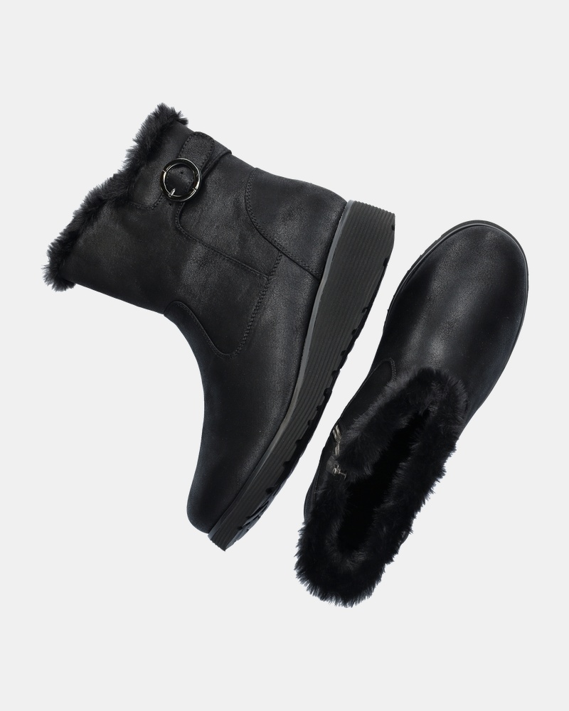 Skechers Keep Sake Wedge Gevoerde boots  - zwart