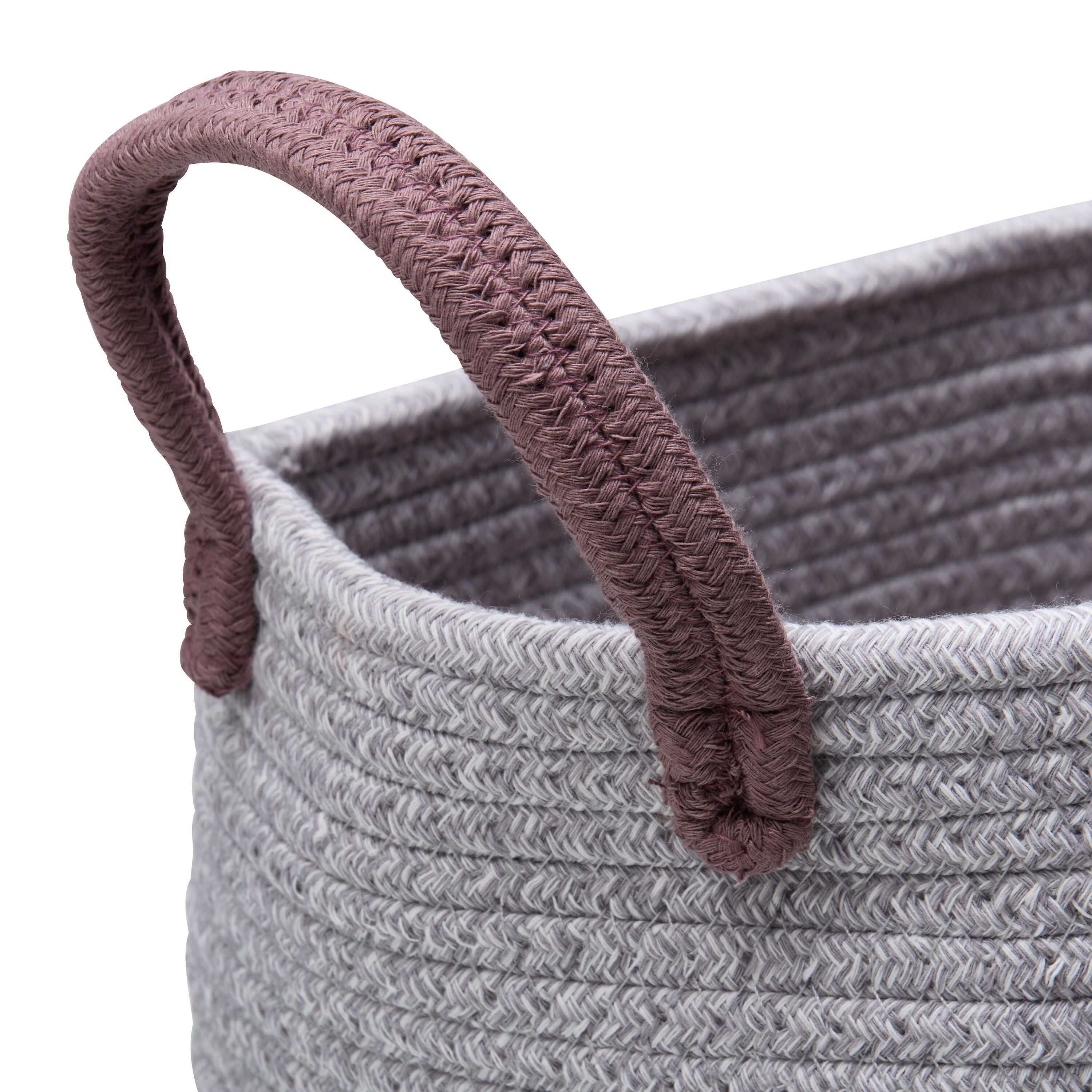 CLEA Korb taupe, grau 28x22x20 cm - Grau, Taupe / B: 22.0 cm x T: 28.0 cm x H: 20.0 cm