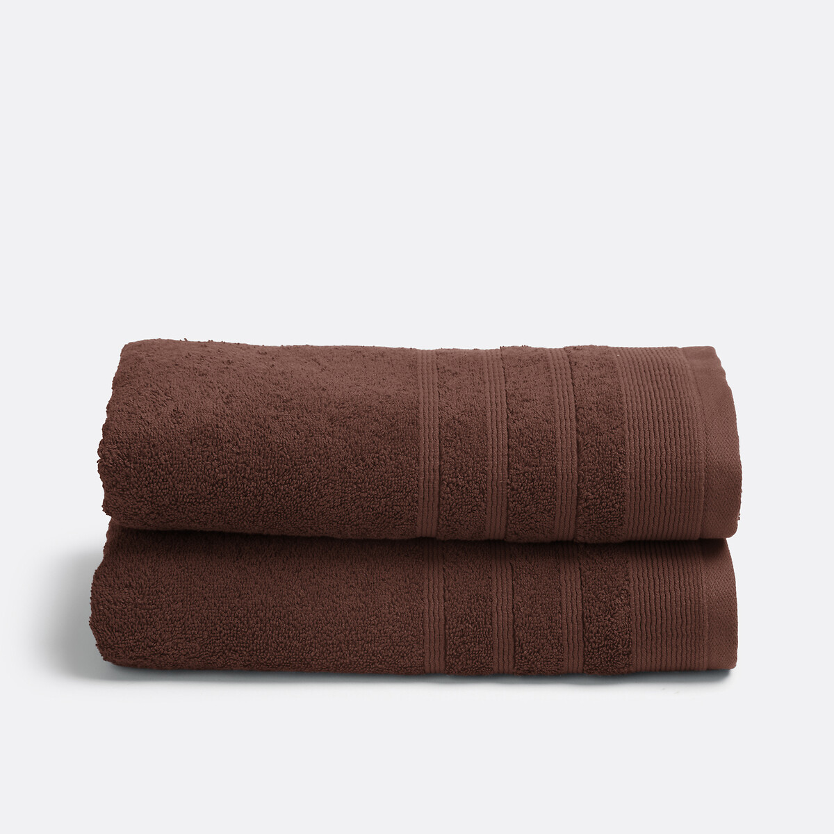 LA REDOUTE INTERIEURS<br>Conjunto de 2 toalhas felpudas 600 g/m², Zavara