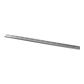 Stonewish Ultra Drain rooster 120 cm 2 stuks zilver recht patroon