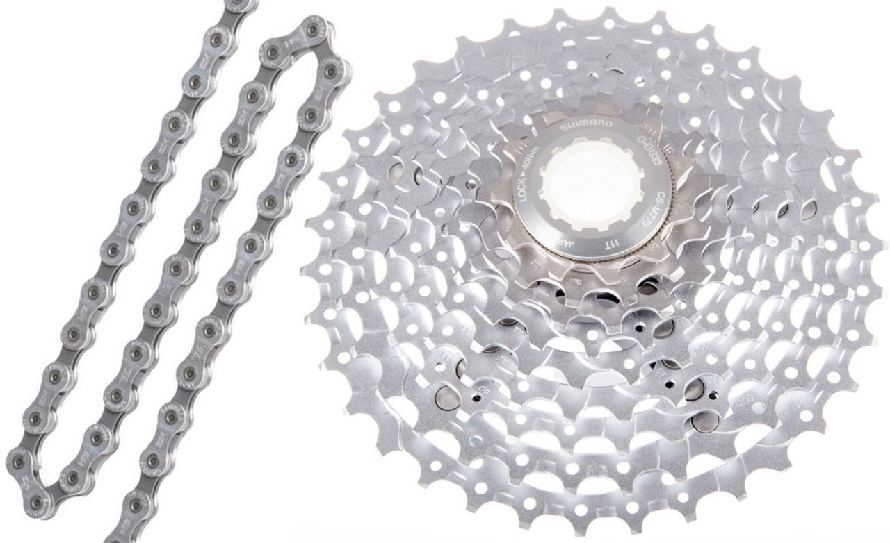 Shimano XT CN-HG93+CS-M770 9-fach Verschleissset 11-34 kaufen | Bike-Discount