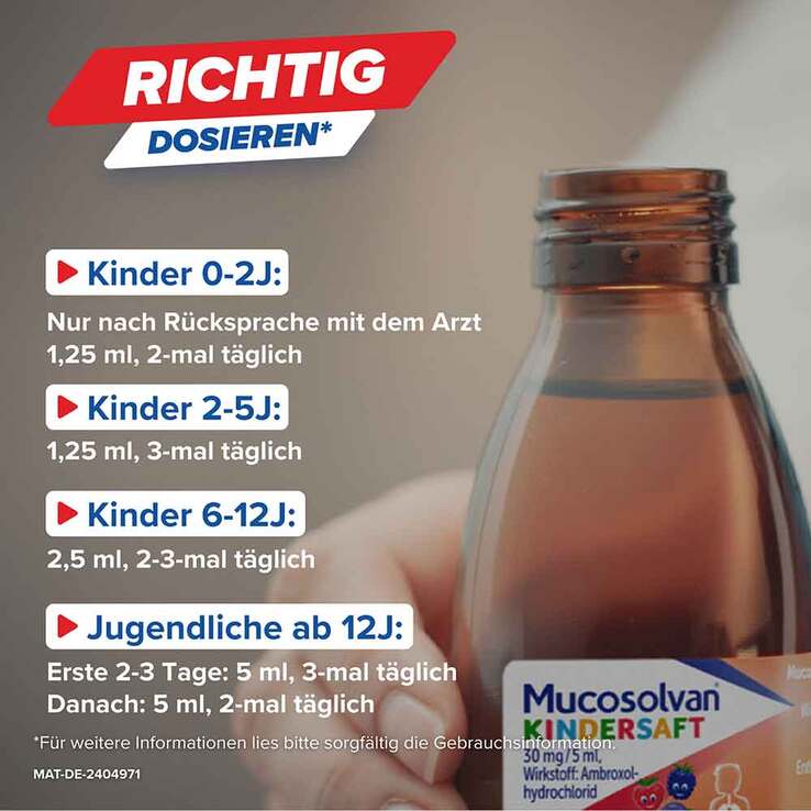 Mucosolvan Kindersaft, 100 ml